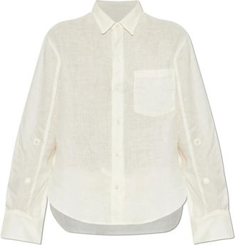 Citizens Of Humanity Camicia Kayla Shrunken in lino - - Blouses & Shirts - Donna - Beige - XS