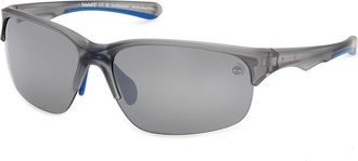 Timberland TB00082 Polarized 20D Mens Sunglasses Grey Size 67