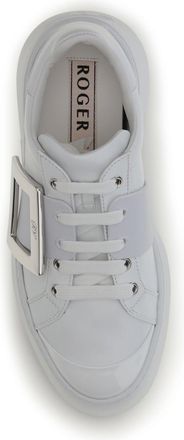 Roger Vivier Womens Sneakers Viv Skate White Trainers