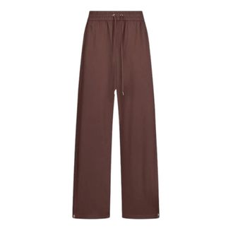 Liu Jo Wide Trousers, female, Brown, Size: 2XS Wide Trousers