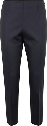 PESERICO Pantaloni con spacco sullorlo - Blu