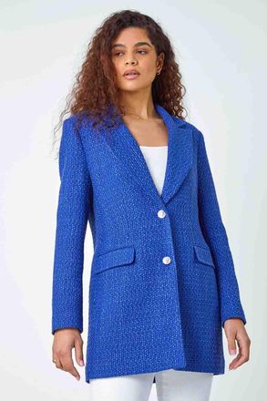 Roman Longline Boucle Textured Jacket