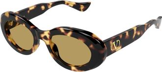 Valentino Vg0057S Zonnebril - Dames - Accessoires - Bruin - Maat: 50 MM