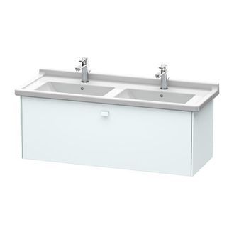Duravit Duravit Brioso Neceser De Pared 122,0 X 46,9 Cm, 1 Extra&iacute;ble, Para Lavabo Starck 3 033213, Color (frente/cuerpo): Azul Claro Decoraci&oacute;n Mate, Mango Az
