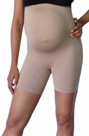 Ingrid & Isabel Maternity Shapewear Shorts in Nude at Nordstrom, Size Medium