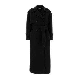 The Nina Studio Trench Coats, female, Black, Size: XS Trench