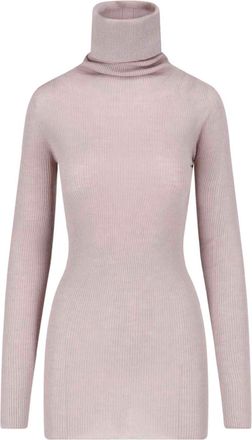 Rick Owens Maglia Collo Alto In Lana