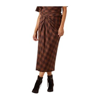 Isabel Marant Rokken, Dames, Bruin, L, Katoen, Nicole Skirt