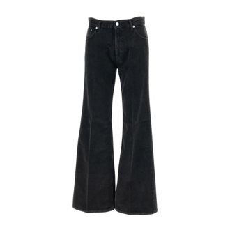 Haikure Wide Jeans - Dames - Loose Fit Jeans - Zwart - W27 - Katoen - Jeans