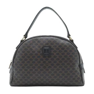 Celine Pre-owned Handbags, female, Brown, Size: ONE SIZE Pre-owned Macadam Dome Handbag
