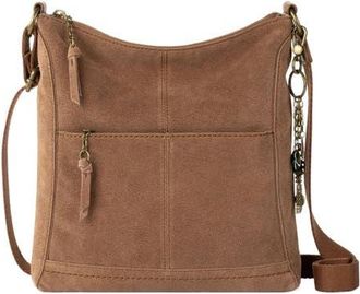 The Sak Lucia Crossbody Leather Bag in Tobacco Suede at Nordstrom