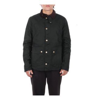 Barbour Waxed Cotton Jacket - male - Barbour - Light Jackets - Green - 2XL - Jackets