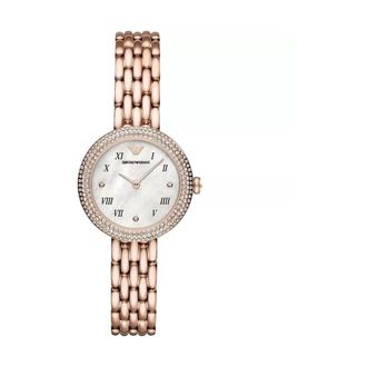 Emporio Armani Rosa Horloge - Dames - Horloges - Roze - ONE Size - Accessoires