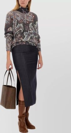 Etro wool pencil skirt