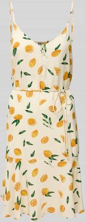 Pieces Tailliertes Minikleid mit Taillenband Modell NYA in Offwhite, Größe XL