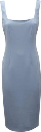 Max Mara Zebra Studio Jurk - Dames - Casual kleedjes - Blauw - L - Kleedjes