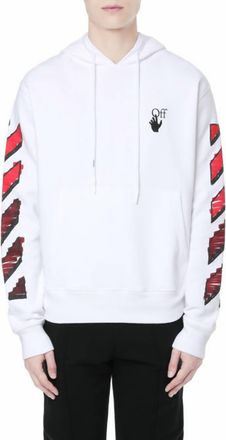 Off-white Signature Graphic Sweatshirt In White