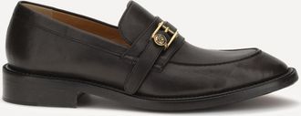Versace Mocassini in pelle con accessorio Medusa Man 41