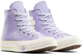 Converse Chuck 70 Canvas High Top Sneaker in Violet Heat/Egret at Nordstrom Rack, Size 9.5