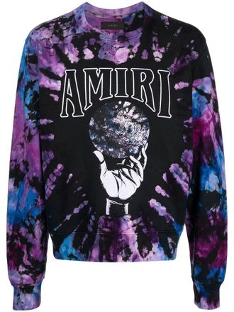 Amiri Sweater met logoprint - Zwart