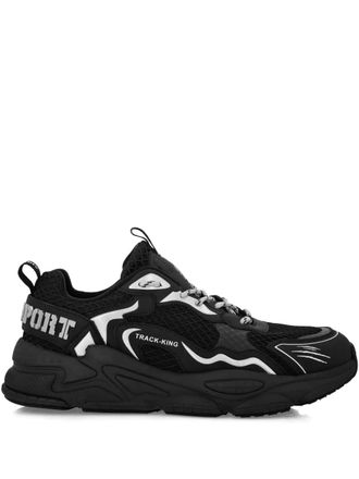 Plein Sport logo-embellished sneakers - Black