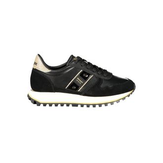 Blauer Schoenen, Dames, Zwart, 41 EU, Leer, Leather Sneaker