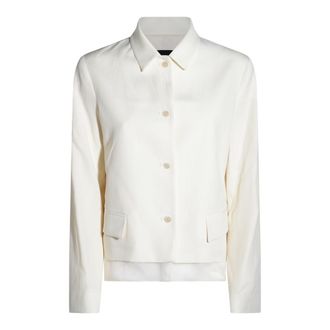 Fabiana Filippi White Wool Casual Jacket