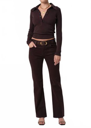 Citizens Of Humanity Genova Low Rise Bootcut Pant In Barrister