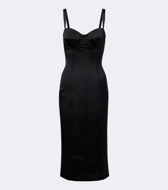 Dolce & Gabbana Satin corset dress