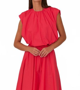Secular Lya Relaxed Shirt In Red