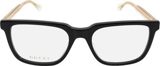 Gucci Demo Rectangular Mens Eyeglasses GG0560ON 005 55