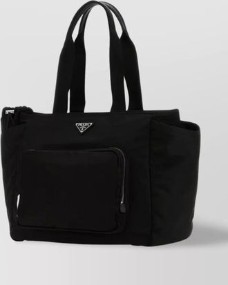 Prada versatile tote nylon multiple pockets