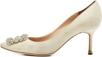 Manolo Blahnik 1160254 Cream - Beige
