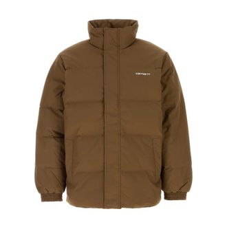 Carhartt Work in Progress Heren, Jassen, Bruin, Maat: XL Leer
