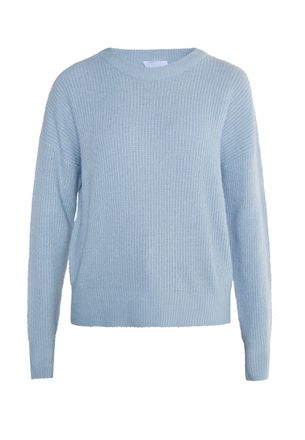 Usha Gebreide trui Dames blauw-grijs