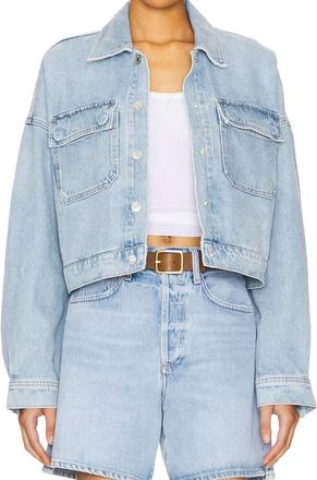 A Gold E Luka Denim Jacket In Swivel