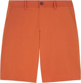 Maison Kitsuné Cotton Bermuda Shorts With Back Logoed Label