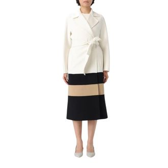 Max Mara Mujer, Abrigos, Blanco, Talla: M