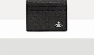 Vivienne Westwood Man Card Holder Nappa Leather Black One Size Men