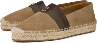 Christian Louboutin Alfarica CL Logo Espadrille in Version Saharienne at Nordstrom, Size 13Us