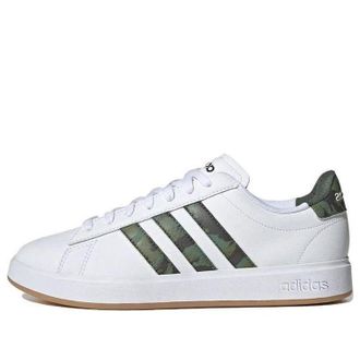 adidas Grand Court White Camo Gum GY2486