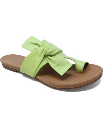 Django & Juliette Womens Jacona Slides In Light Citrus