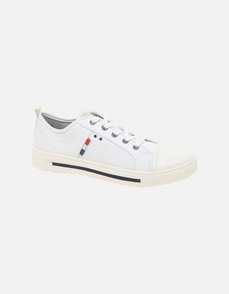 Soft Line Womens Contract Womens Canvas Trainers - White - Size: 3.5
