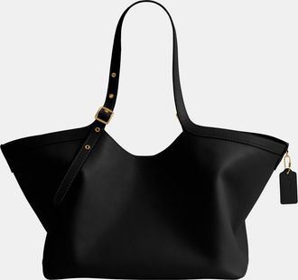 Coach Womens Gramercy Tote Bag - Black Leather - One Size