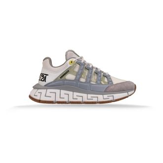 Versace Sneakers - Heren - Sneakers - Grijs - 38 EU - Leer - Schoenen