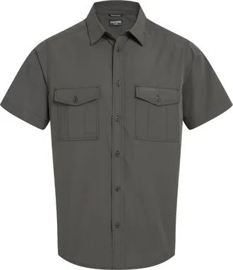 Craghoppers Heren Kiwi II Shirt Met Korte Mouwen (Cederhout)