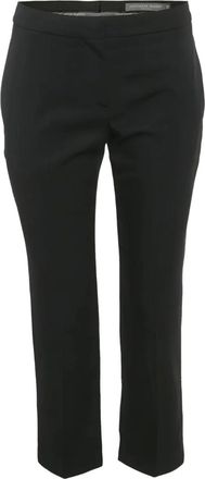 Alexander McQueen Pantaloni dritti in lana - Nero