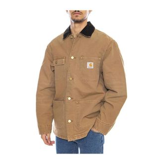 Carhartt Work in Progress OG Detroit Jacket - Heren - Zomerjassen - Bruin - S - Katoen - Jassen