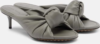 Bottega Veneta Cherry Knot leather mules