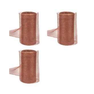 OEM Kit De Control De Roedores Con Malla De Cobre 3x, Mezcla De Lana De Cobre Inoxidable De 5 Pulgadas X 35 Pies, Para Rellenar Agujeros (h&aacute;galo Usted Mis